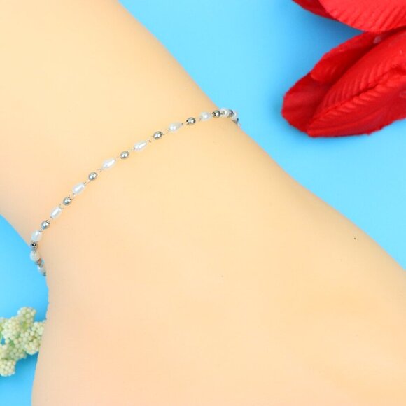 Elegant Handmade Anklet – Perfect for Women & Girls | Ideal Gift Option, DYC1235 - Picture 6 of 7